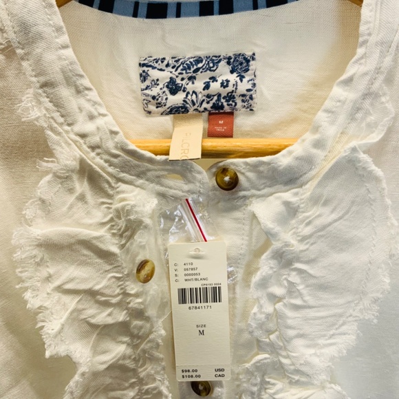 Anthropologie Pilcro Ruffled Placket Shirt - Picture 16 of 16